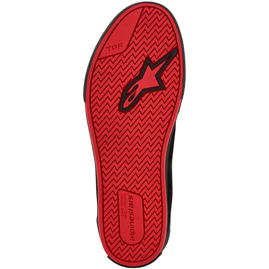 Scarpe Moto Alpinestars RIDE-63 LEATHER Nero Rosso Brillante