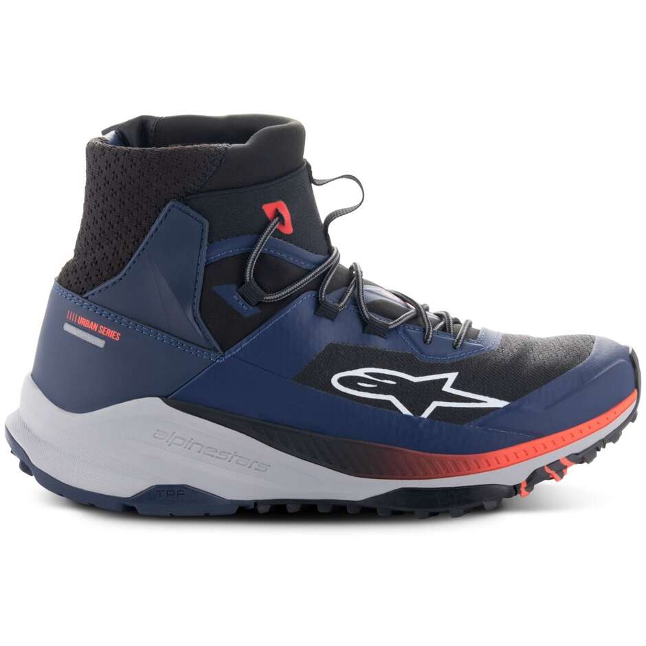 Scarpe Moto Alpinestars SPEEDFORCE XR Blu Nero Rosso Fluo Grigio