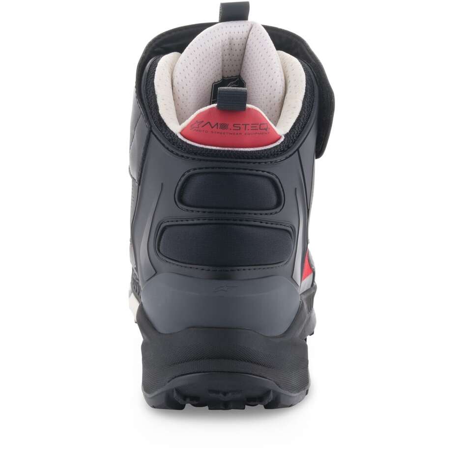 Scarpe Moto Alpinestars SPEEDSTREET Nero Bright Rosso