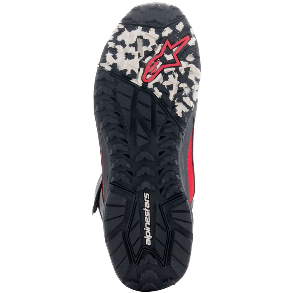 Scarpe Moto Alpinestars SPEEDSTREET Nero Bright Rosso