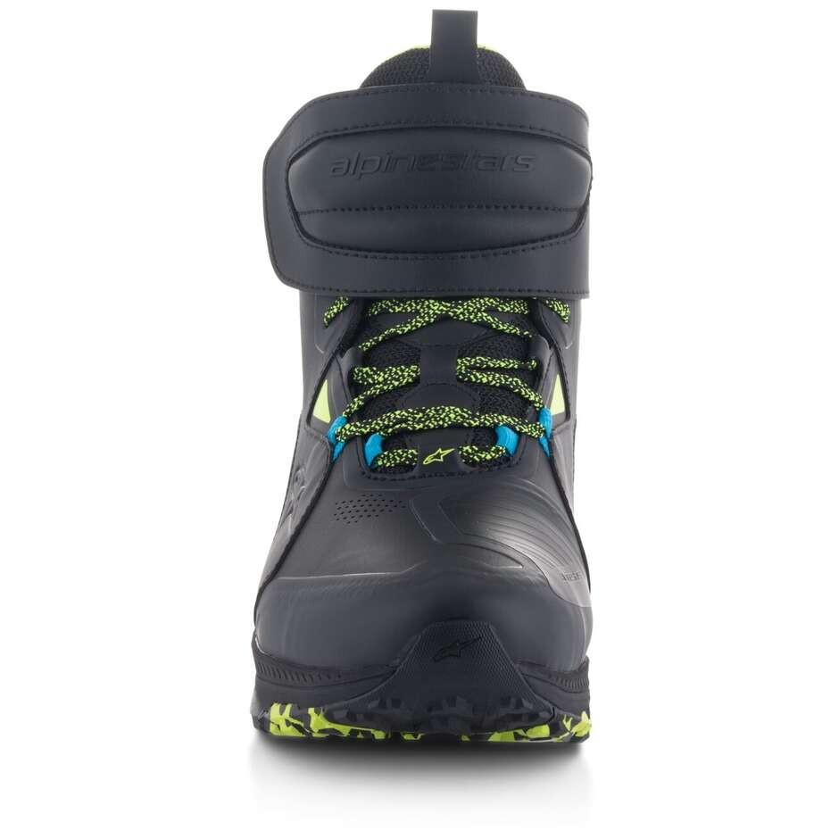 Scarpe Moto Alpinestars SPEEDSTREET Nero Lime Blu Oceano