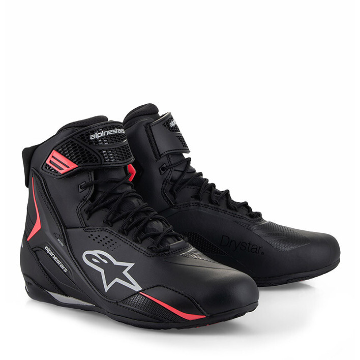 Scarpe Moto Stella FASTER-4 Drystar Nero Coral taglia 7