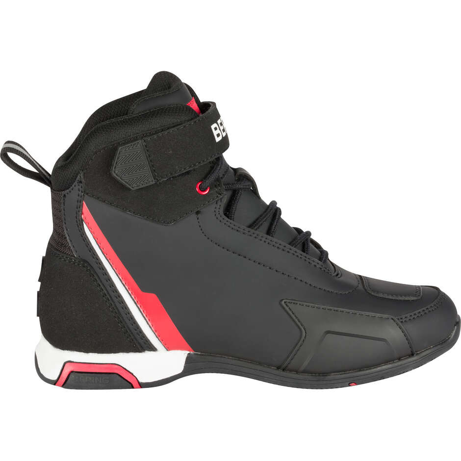 Scarpe Moto Bering JAG Nero Bianco Rosso