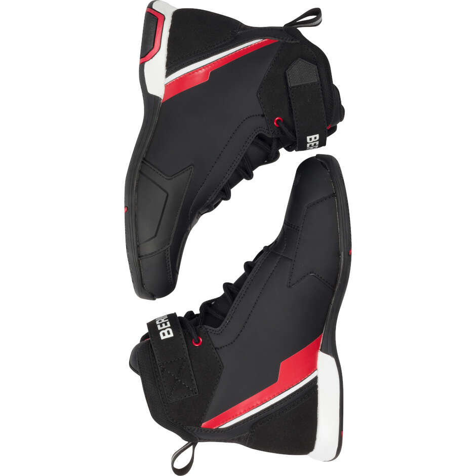 Scarpe Moto Bering JAG Nero Bianco Rosso