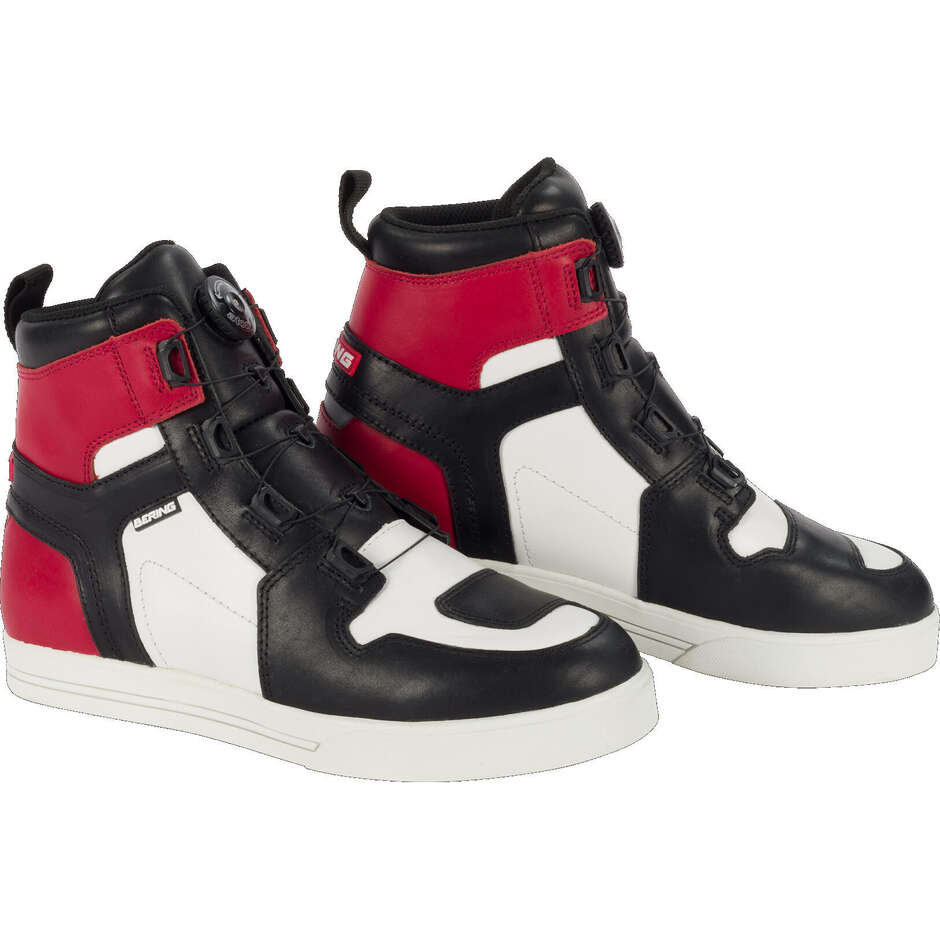 Scarpe Moto Bering REFLEX A-TOP Nero Bianco Rosso