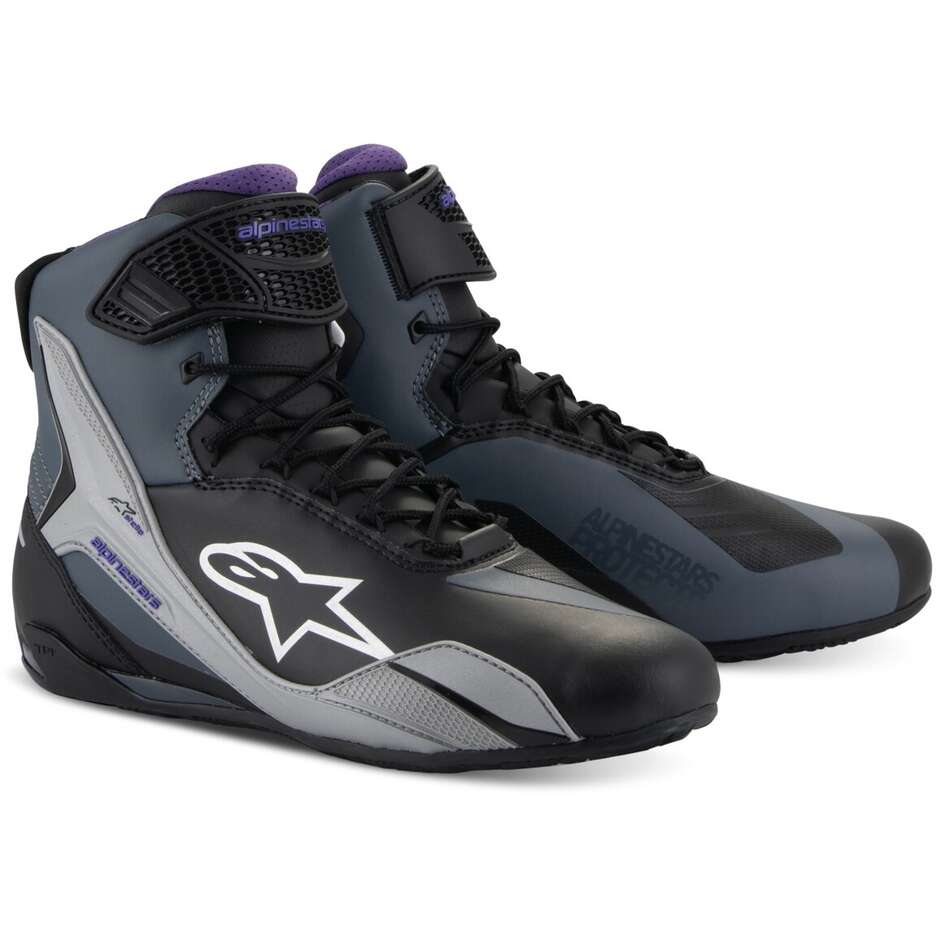 Scarpe Moto Donna STELLA FASTER-4 Nero Grigio Vi taglia 9
