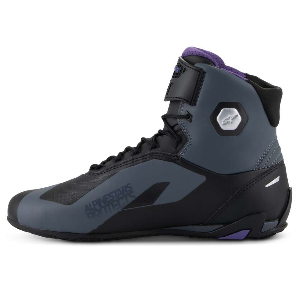 Scarpe Moto Donna Alpinestars STELLA FASTER-4 Nero Grigio Viola