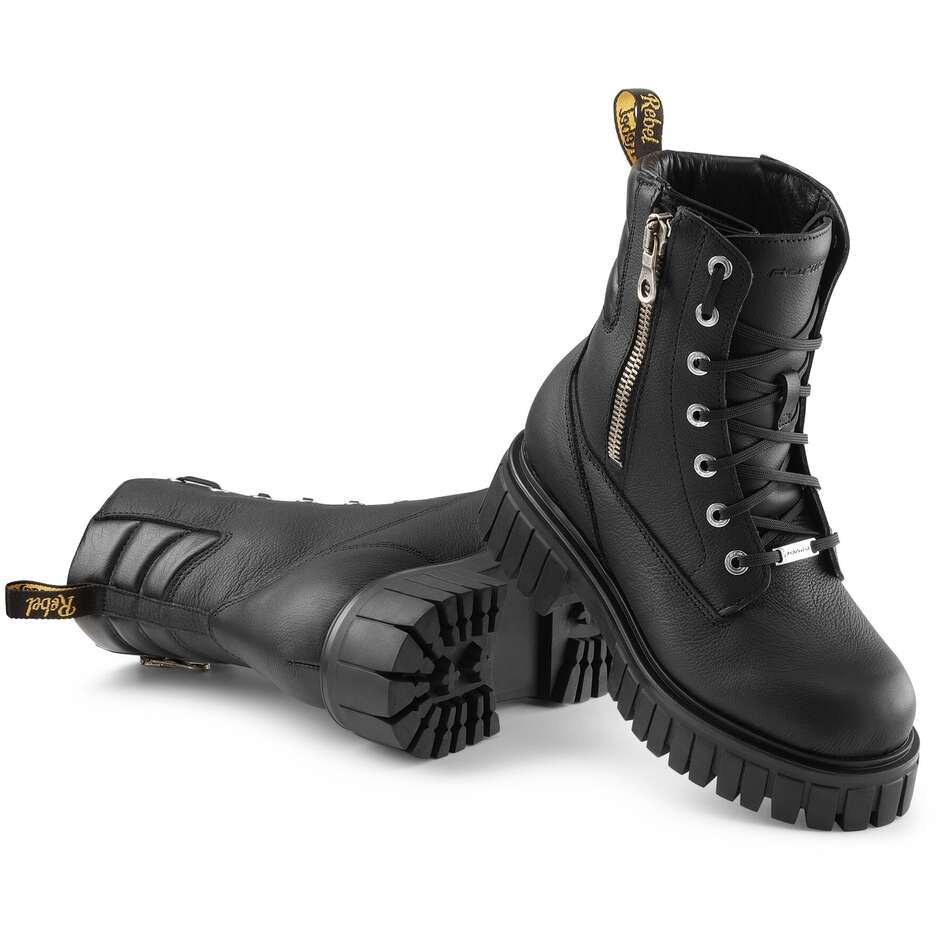 Scarpe Moto Donna Forma LADY REBEL Dry Nero
