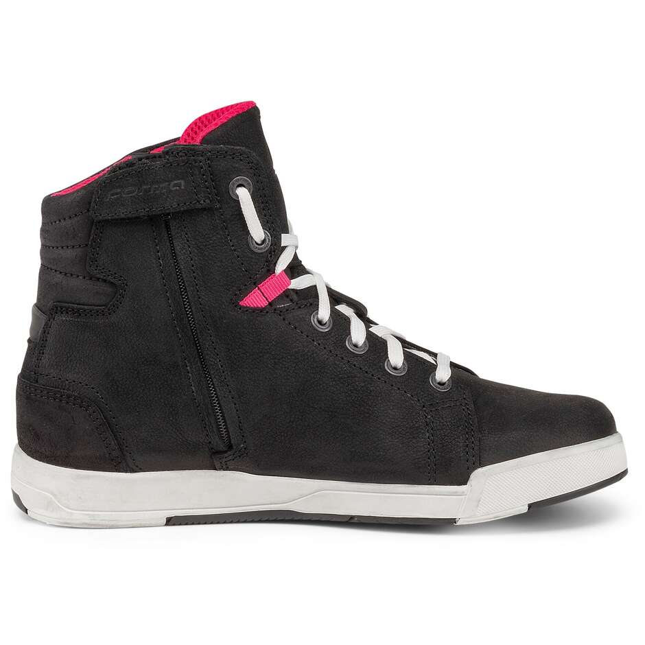 Scarpe Moto Donna Forma SWIFT X FIT LADY Dry Nero Bianco