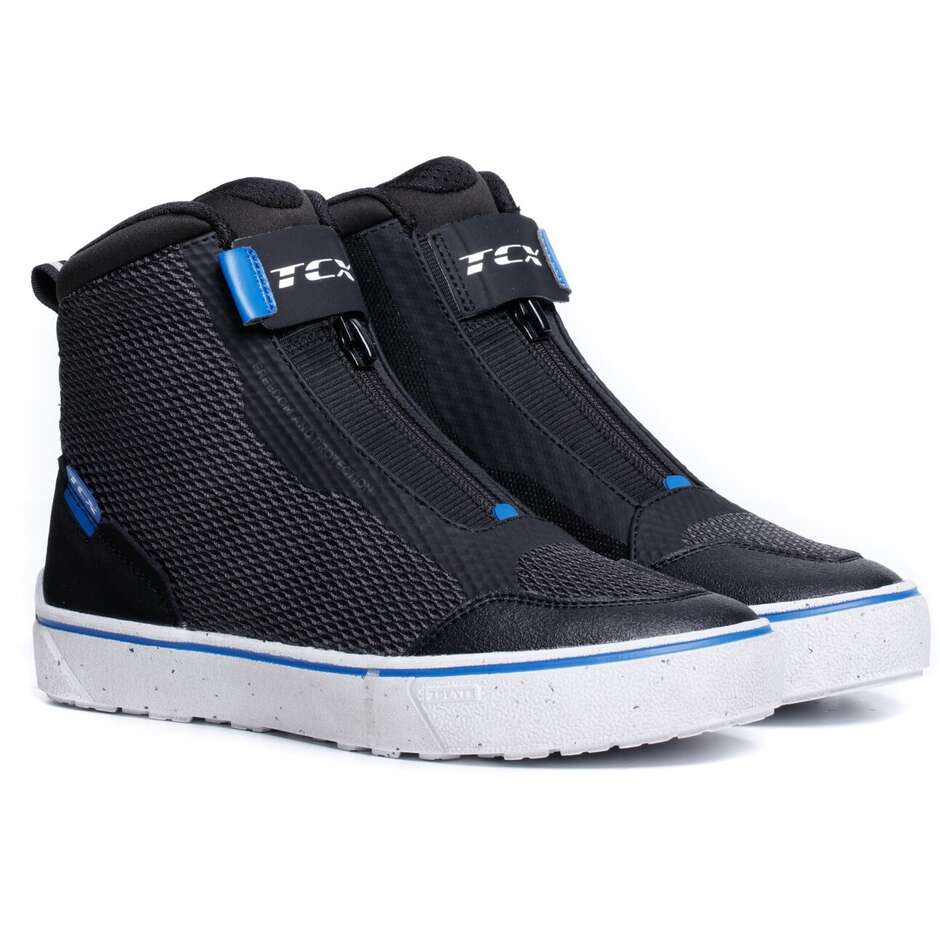Scarpe Moto Donna IKASU 2 AIR WMN Nero Blu Elettrico taglia 38