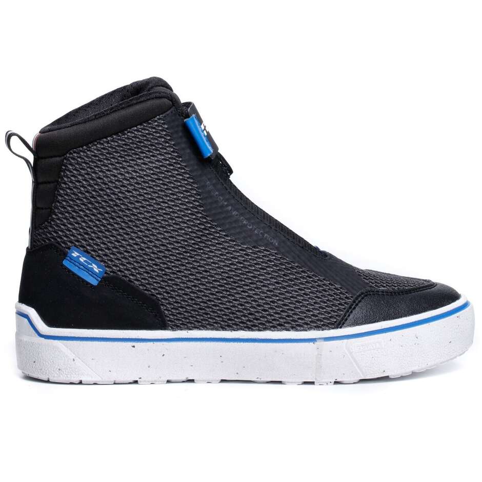 Scarpe Moto Donna TCX IKASU 2 AIR WMN Nero Blu Elettrico