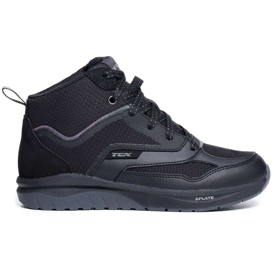 Scarpe Moto Donna TCX NALBAK WP WMN Nero Iridescente