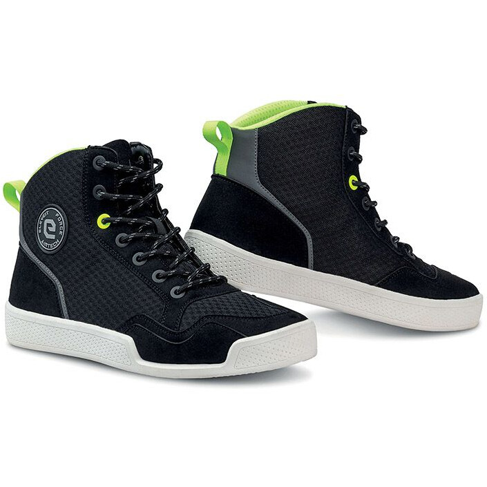 Scarpe Moto FORCE AIRTECH Nero Giallo Fluo taglia 47