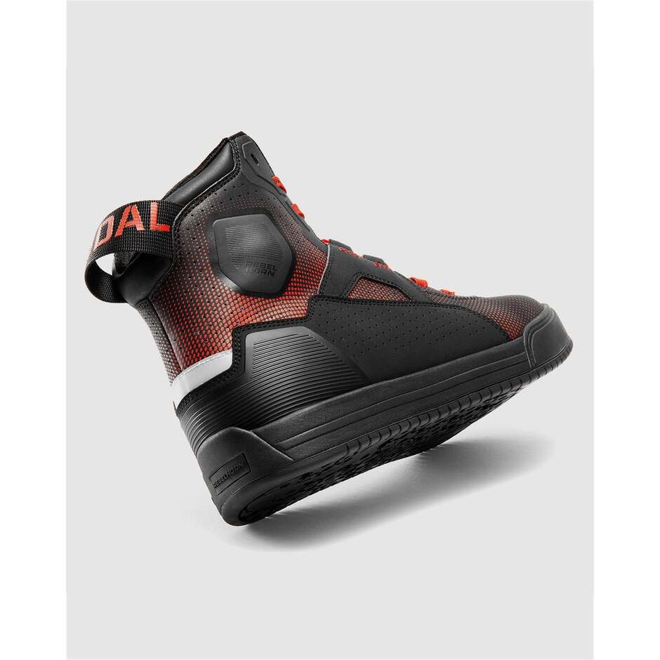 Scarpe Moto Rebelhorn VANDAL II Nero Rosso
