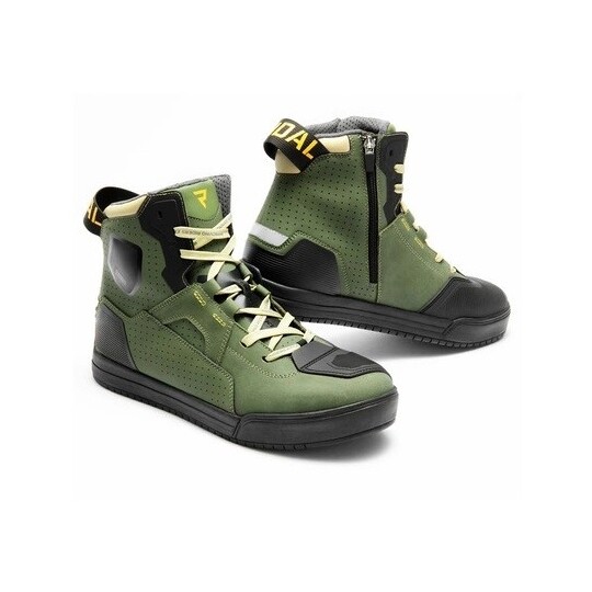 Scarpe Moto VANDAL II Verde Oliva Arancio taglia 47