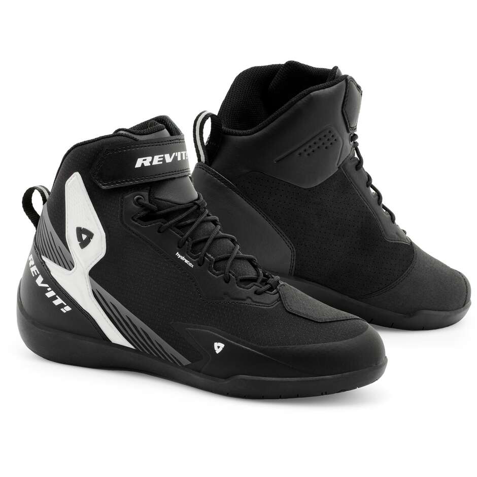 Scarpe Moto Rev'it G-FORCE 2 H2O Nero Bianco