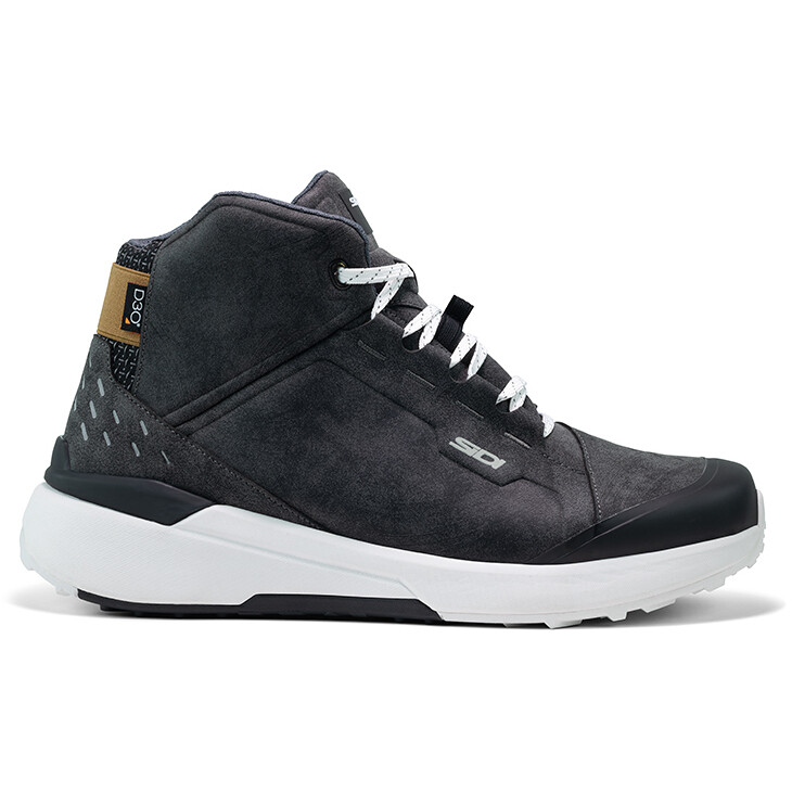 Scarpe Moto NUCLEUS SUEDE WP Nero Bianco taglia 42