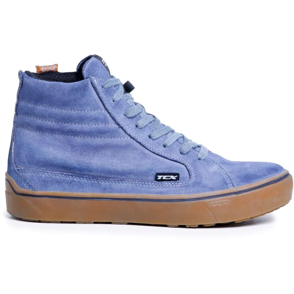 Scarpe Moto Tcx STREET 3 FADED WP Blu