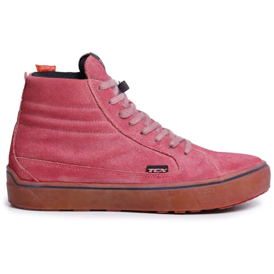 Scarpe Moto Tcx STREET 3 FADED WP Rosso