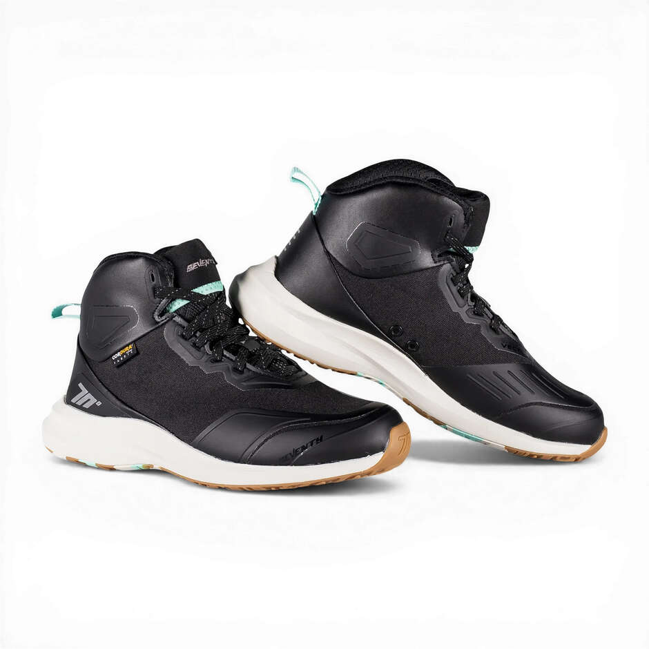 Scarpe Moto Unisex Seventy Degrees SD-BC4 VECTOR Nero Azzurro