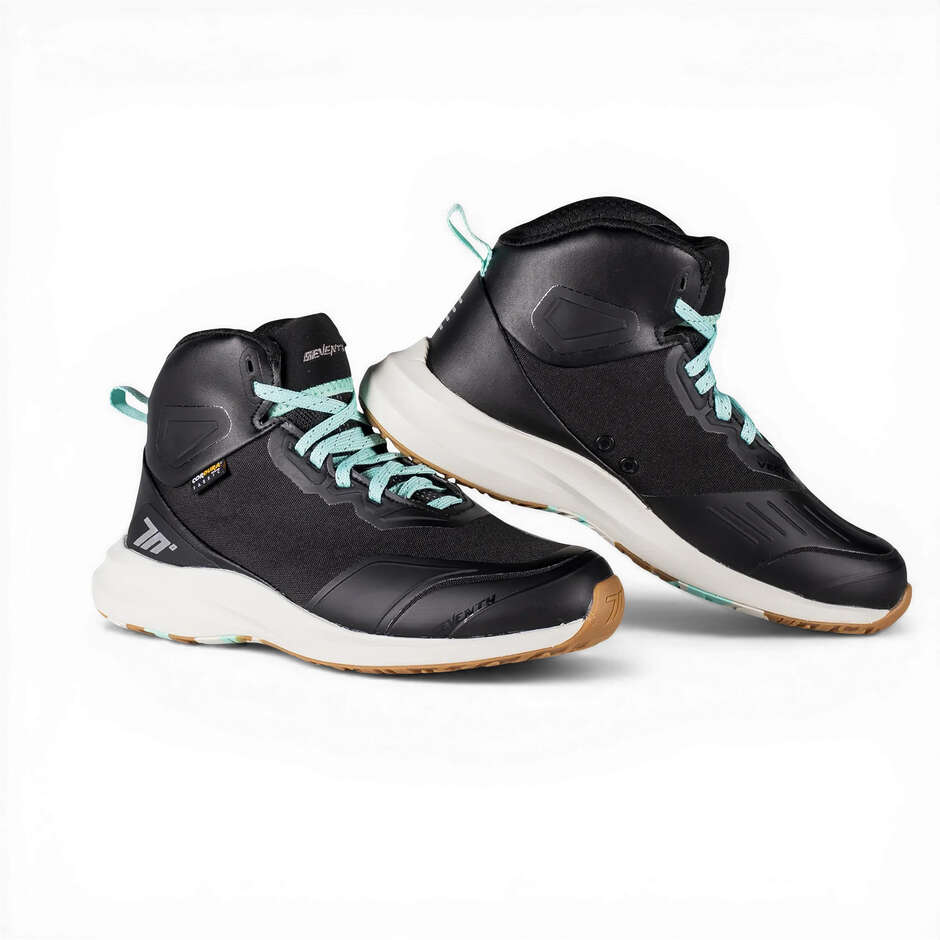 Scarpe Moto Unisex Seventy Degrees SD-BC4 VECTOR Nero Azzurro