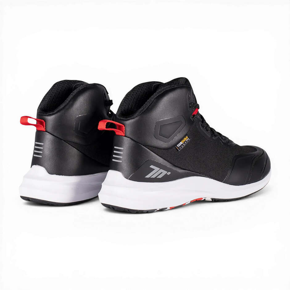 Scarpe Moto Unisex Seventy Degrees SD-BC4 VECTOR Nero Rosso