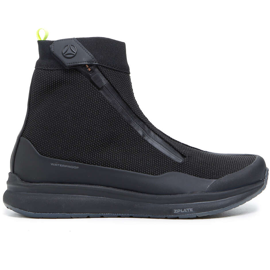 Scarpe Moto Waterproof Momo Design FIREGUN-1 WP Nero 