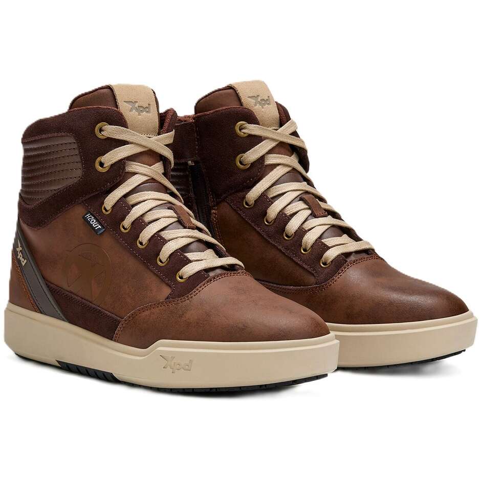 Scarpe Moto Xpd MOTO WAY H2OUT Marrone