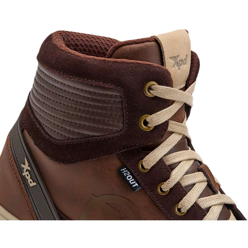 Scarpe Moto Xpd MOTO WAY H2OUT Marrone