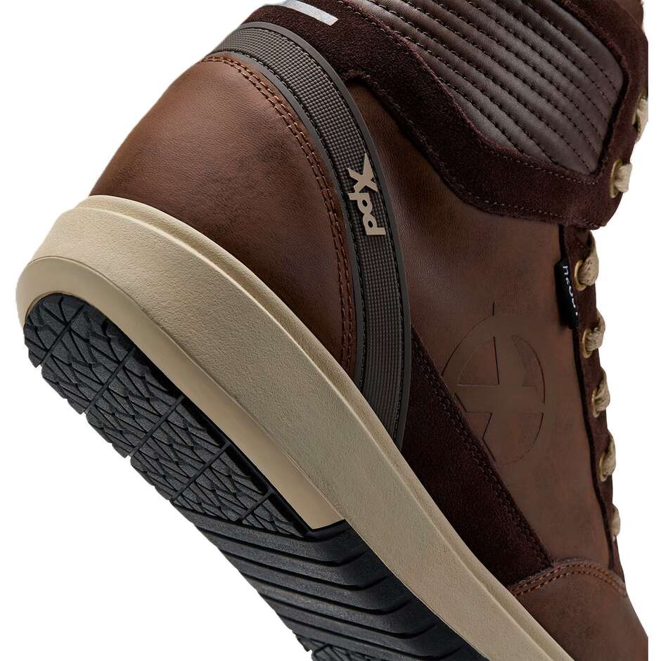 Scarpe Moto Xpd MOTO WAY H2OUT Marrone