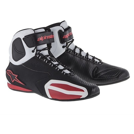Scarpe Tecniche Moto Alpinestar Faster Shoe Nero Bianco Scarpe Tecniche Moto Alpinestar Faster Shoe Nero Bianco