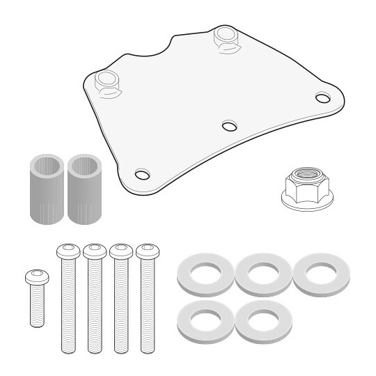 Schienalino specifico per passeggero TB2120A Per YAMAHA taglia un