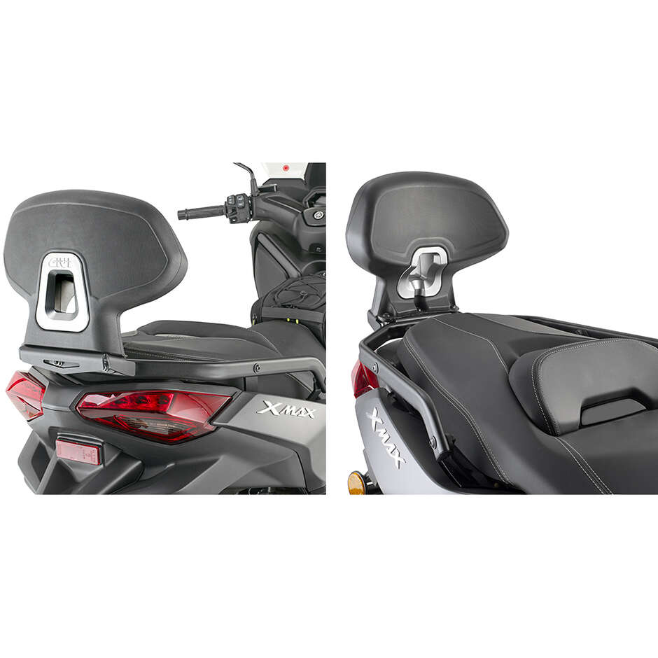 Schienalino specifico per passeggero Givi TB2167A Per YAMAHA X-Max 125 (23 > 26); X-MAX 300 (23 > 26); X-MAX  300 Tech Max (25 > 26)