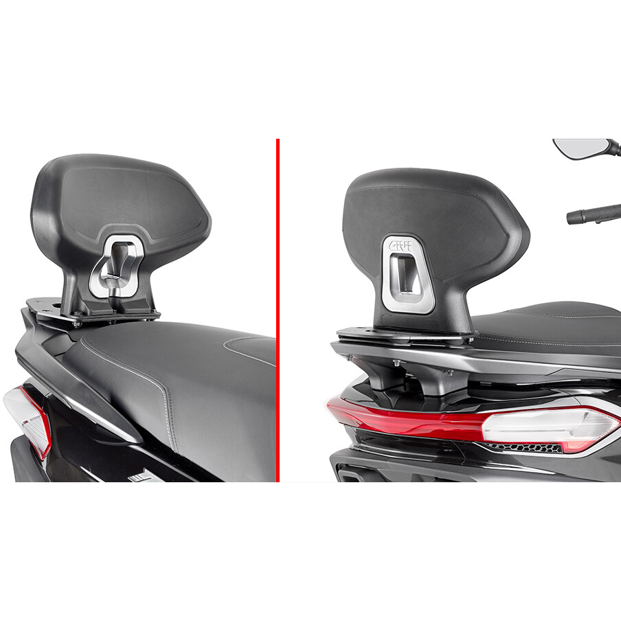 Schienalino specifico per passeggero Givi TB5619A Per PIAGGIO MP3 HPE 400-400 Sport - 530 Exclusive (22 > 26)