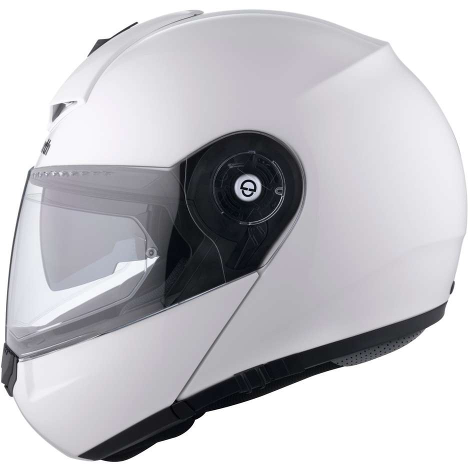 Schuberth C3 PRO Modularer Motorradhelm Weiß glänzend