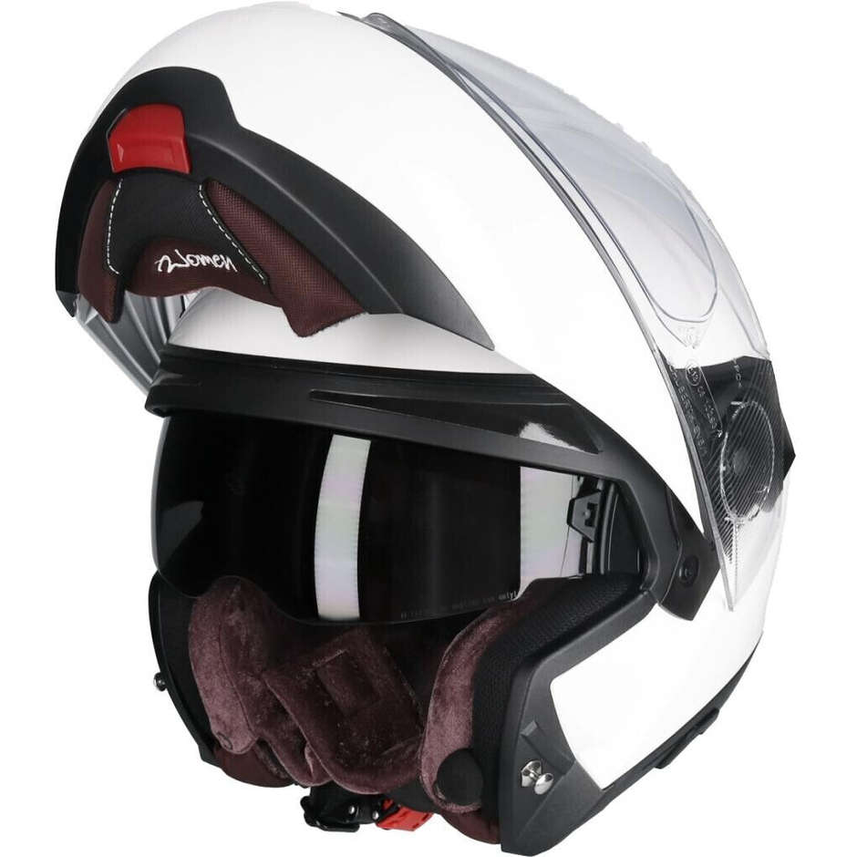 Schuberth C4 Pro Modular Motorcycle Helmet Glossy White