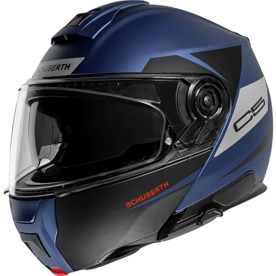 Schuberth C5 Eclipse Blue Modular Motorcycle Helmet