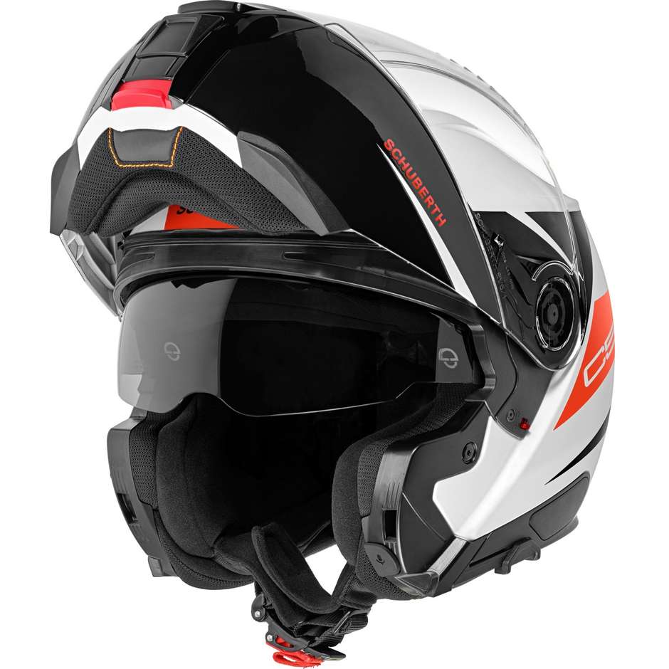 Schuberth C5 Eclipse Red Modular Motorcycle Helmet