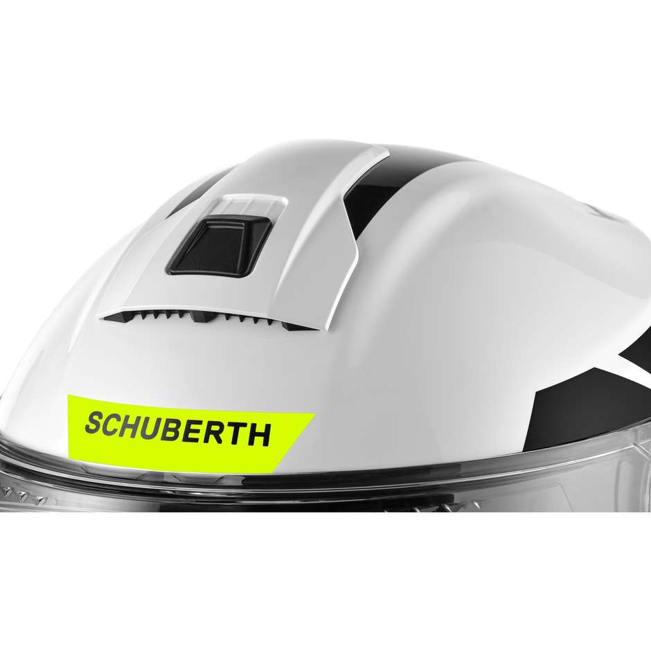 Schuberth C5 Eclipse Yellow Modular Motorcycle Helmet