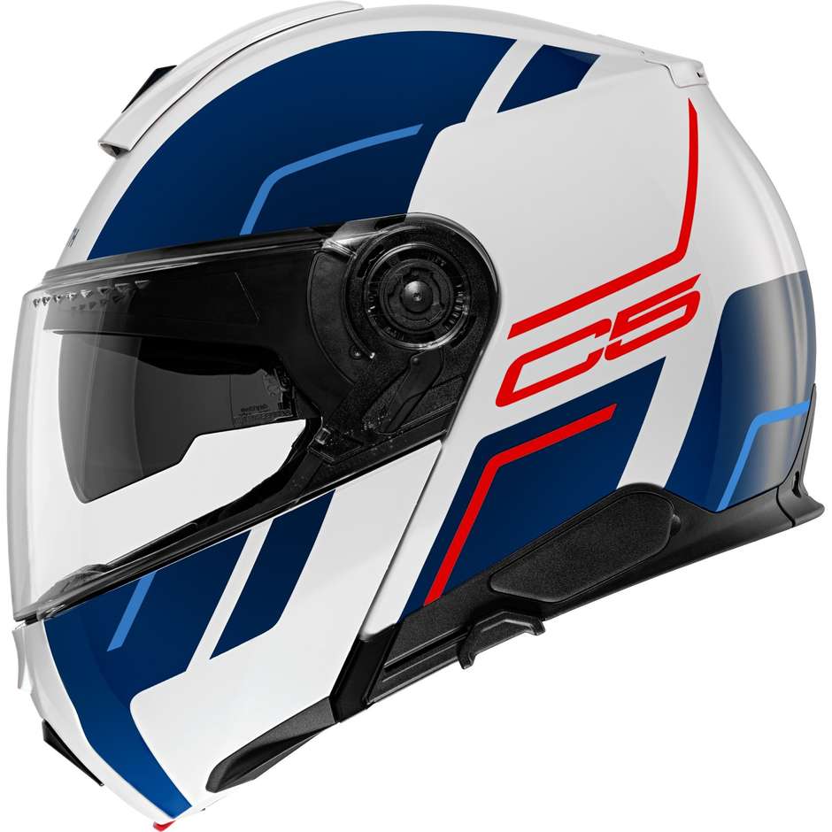 Schuberth C5 Master Blue Modular Motorcycle Helmet