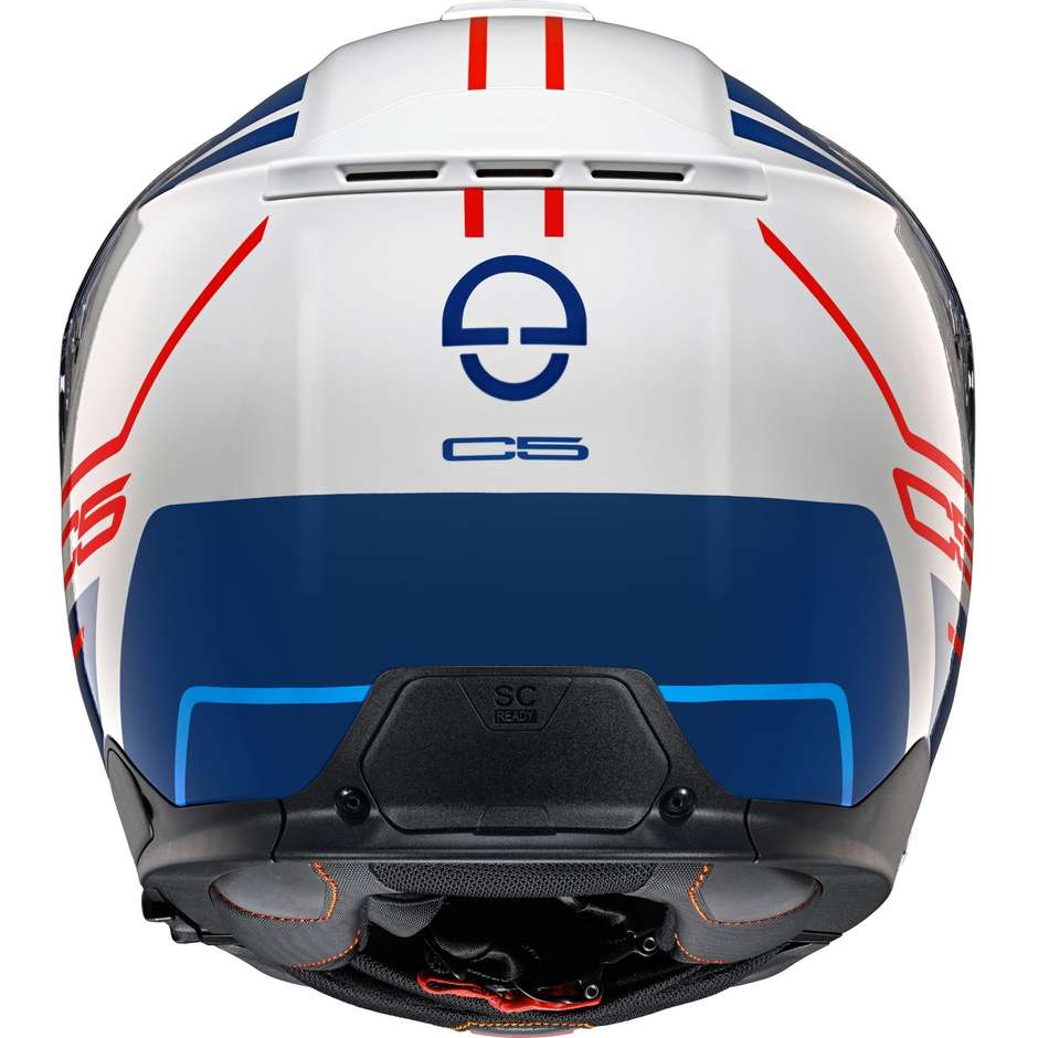 Schuberth C5 Master Blue Modular Motorcycle Helmet