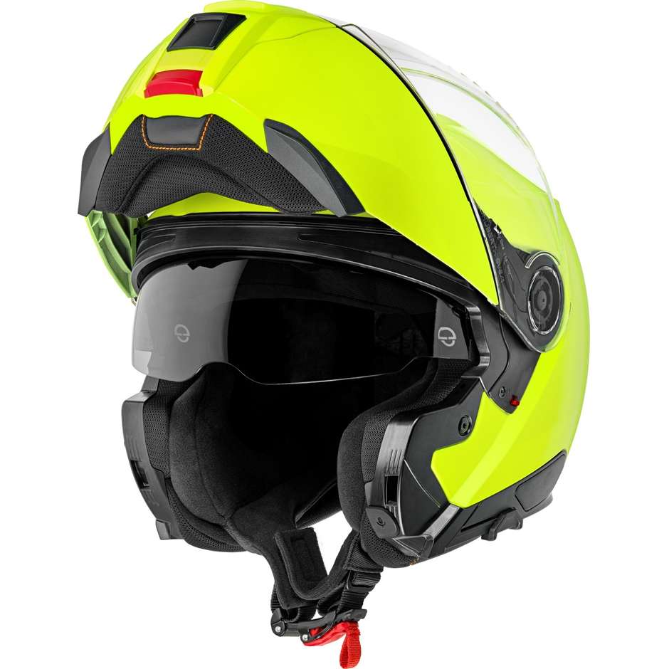 Schuberth C5 Modular Motorcycle Helmet Yellow Fluo