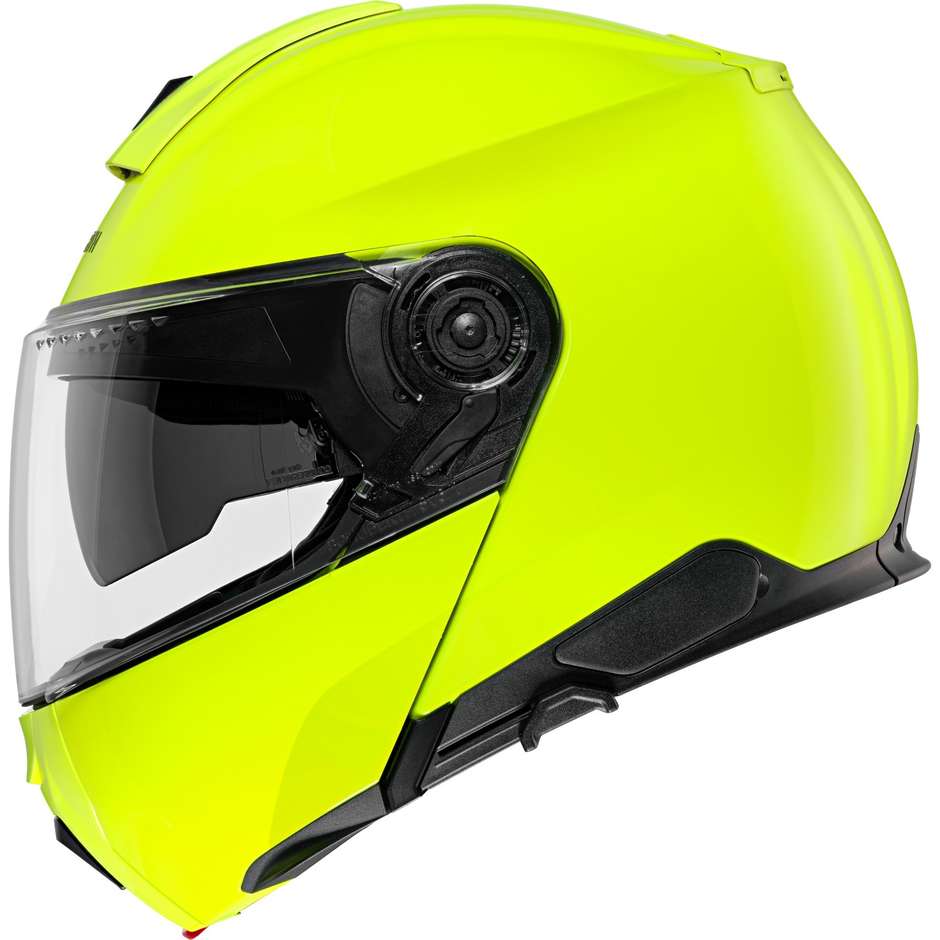 Schuberth C5 Modular Motorcycle Helmet Yellow Fluo