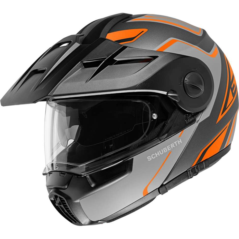 Schuberth E1 Endurance Modular Motorcycle Helmet Orange