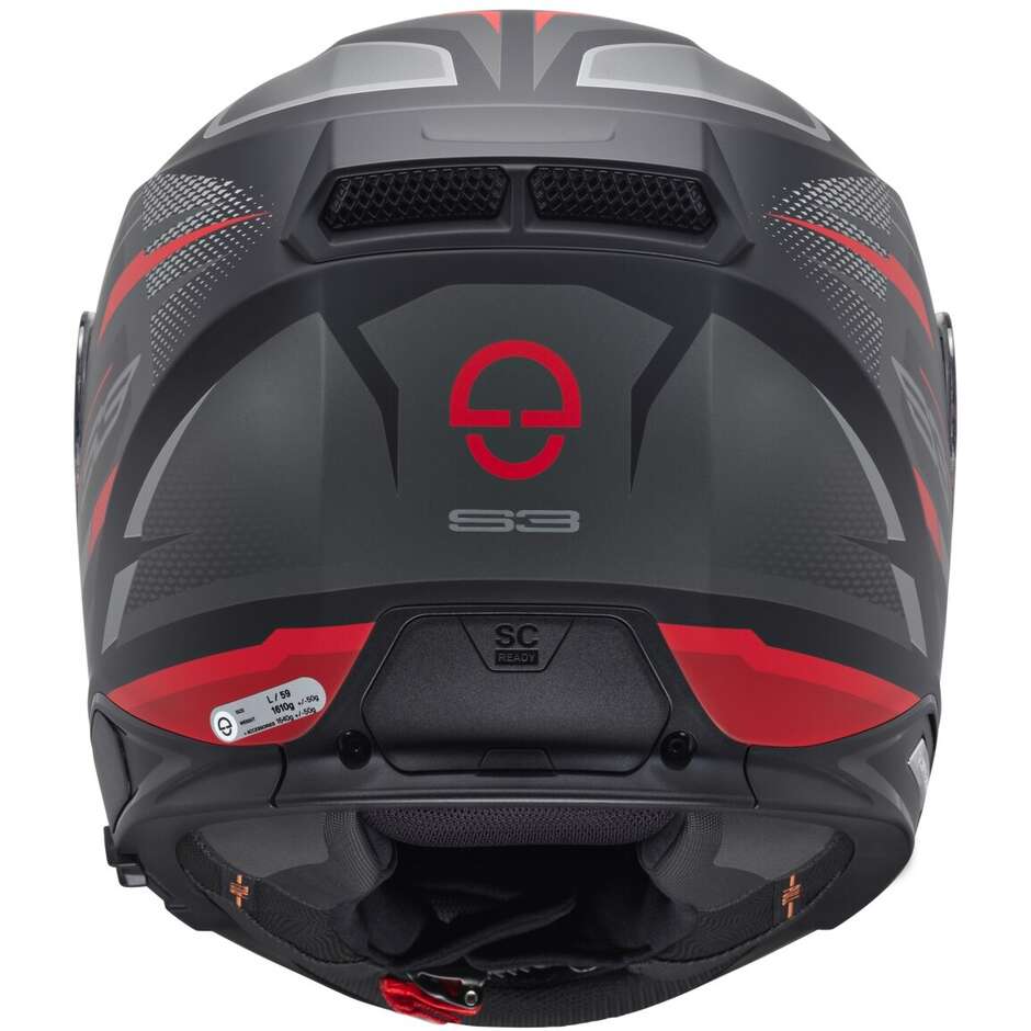 Schuberth S3 APEX Integral-Touring-Motorradhelm Rot