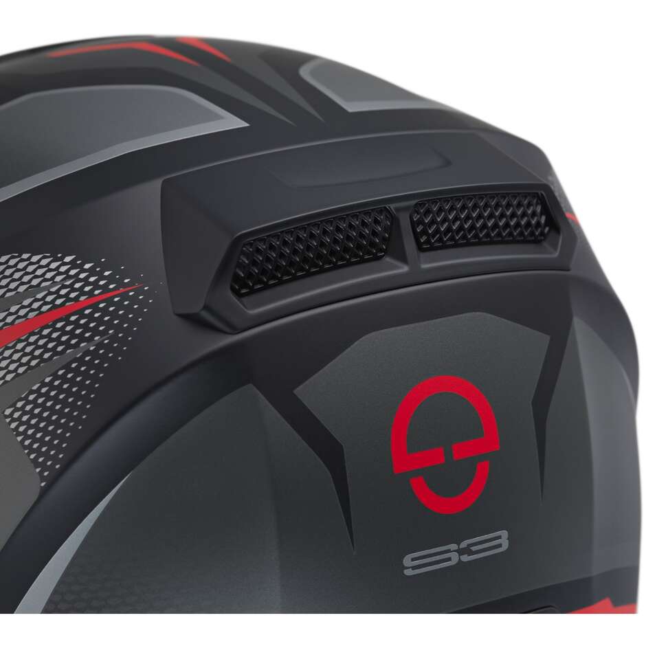 Schuberth S3 APEX Integral-Touring-Motorradhelm Rot