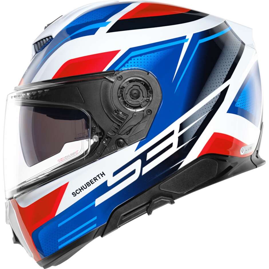 Schuberth S3 STORM Blue Touring Integral Motorcycle Helmet