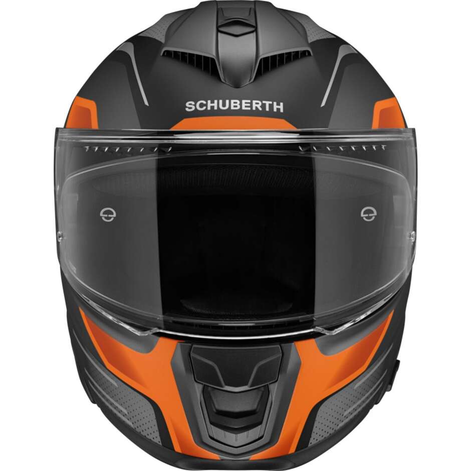 Schuberth S3 STORM Orange Touring Integral Motorcycle Helmet