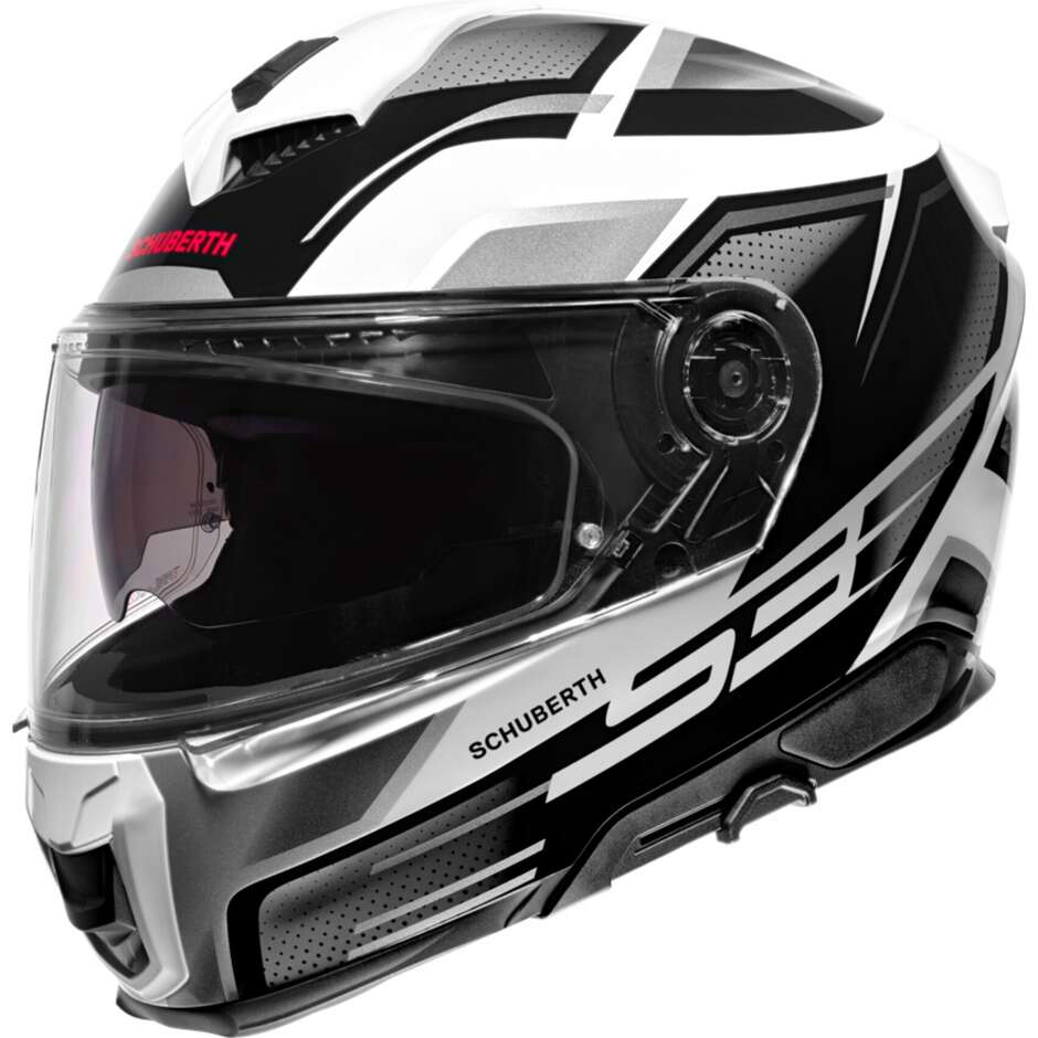 Schuberth S3 STORM Silver Touring Integral Motorcycle Helmet