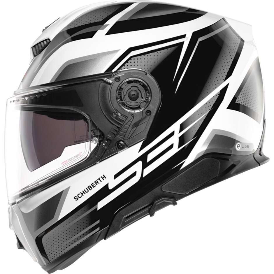 Schuberth S3 STORM Silver Touring Integral Motorcycle Helmet